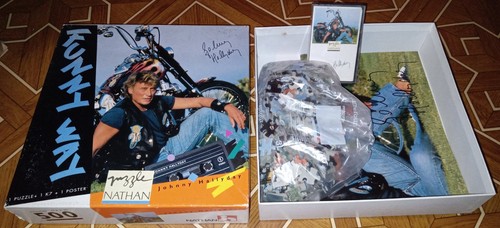 Johnny hallyday coffret puzzle - johnny,