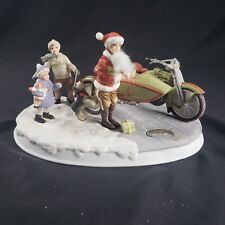 Harley Davidson Surprise Visit 1996 Limited Edition Holiday Figurine Collectible