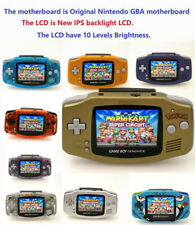 22 Colors Game Boy Advance GBA Game Console with iPS Backlight Backlit LCD MOD
