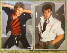 Three (3) 1984 Duran Duran Posters - LeBon + Taylor + Taylor - 37x25” - Vintage
