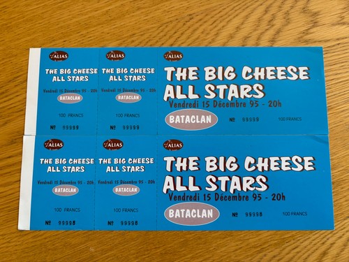Lot billets de concert - lot,