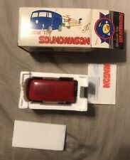 Vintage Tamco Musical Toy Soundwagon Japan Red VW Bus Record Player