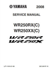 Yamaha WR250X WR250R Workshop Manual 2008-2011