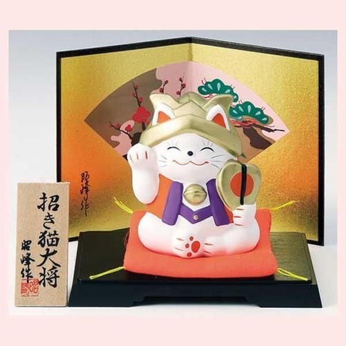 Poupée samouraï maneki - samouraï, maneki-neko
