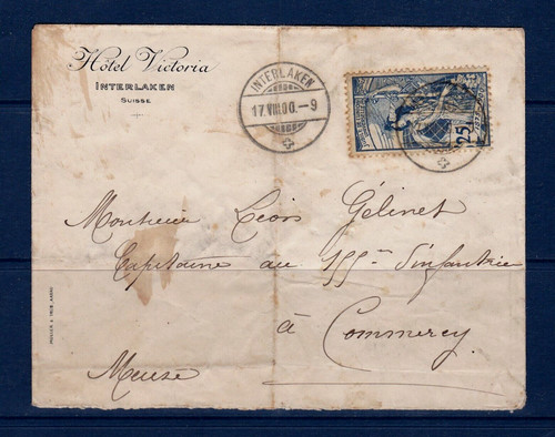 Vignette sur lettre - sur, de