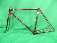Stratos Gold Bronze Fade NJS Keirin Frame Track Bike Fixed Gear 50cm