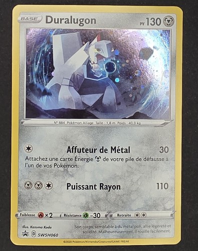 Carte pokémon duralugon - carte,