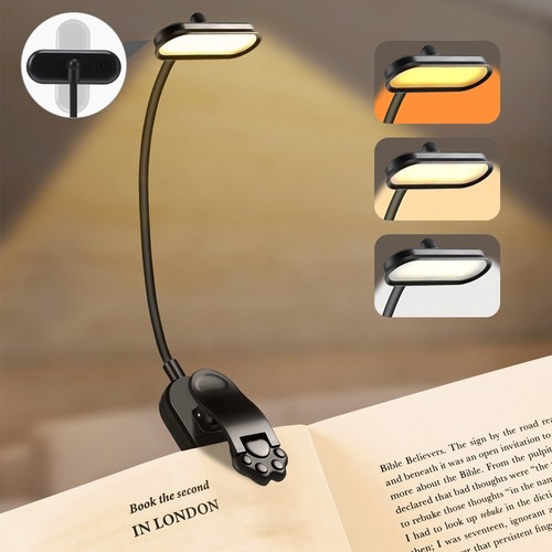Lampe lecture led avec - lecture, clip