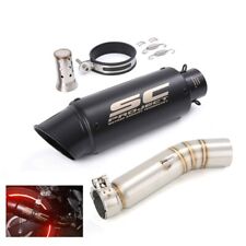For Honda CBR500R 2013-2015 CB500F CB500X Slip on Muffler Black Exhaust Pipe