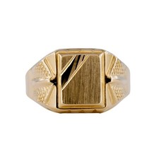 Bague Homme Chevalier En Or
