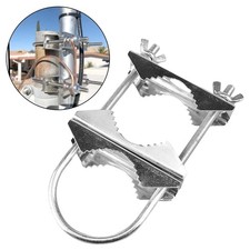 Pince de mât d'antenne V support de bloc de mâchoire