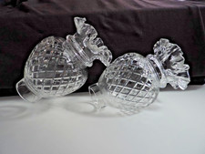 2 verres pour  lampes à