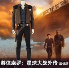 Solo A Star Wars Story Han Solo Cosplay Costume Outfit Halloween Suit Handmade
