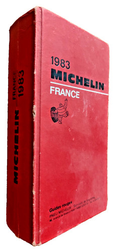Guide michelin rouge 1983 - guide,