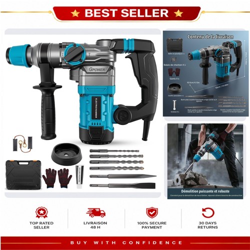 Marteau perforateur 1500w - perforateur,