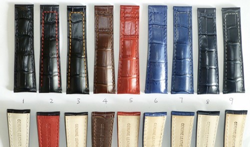 20mm 22mm véritable cuir - 20mm,22mm,