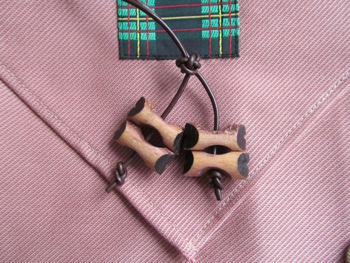 Wood badges beads - lt, 4