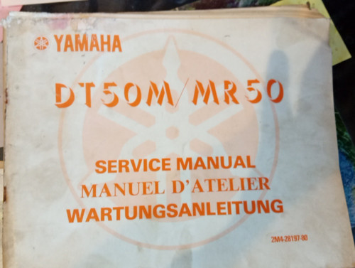 Yamaha dt50 mr50 manuel - dt50,