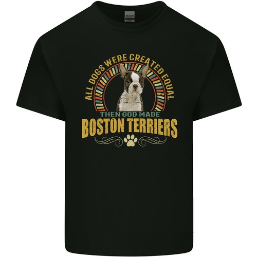Chien boston terrier - un,