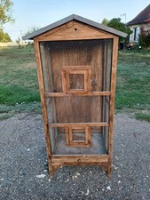 Aviary Bird Cage Wood and Wire Mesh