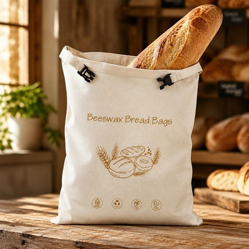 Sac pain coton cire - pain,