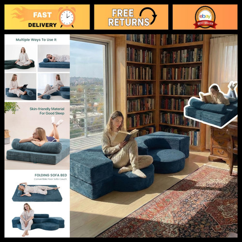 Folding sofa bed futon - sofa,