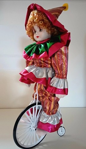 Poupée clown vintage - poupée,