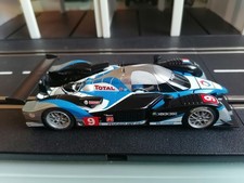 scalextric Peugeot 908 hdi Avec lumières Trés bon état(carrera Évolution,Ninco.)