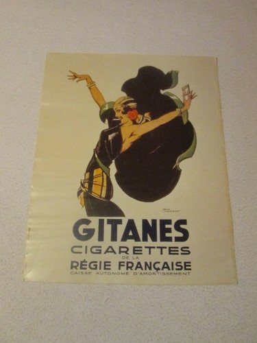 Poster gitanes rene vincent - rene,