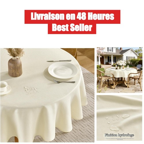 Nappe ronde effet - nappe,