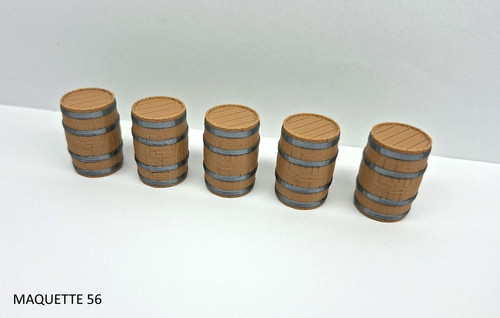 Lot barriques tonneaux - 5,
