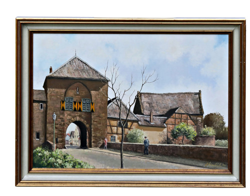 Huile sur toile - huile, uniquement