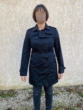 trench coat imperméable noir