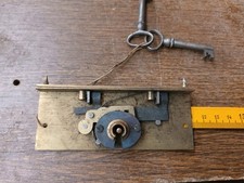 Serrure XIX ème malle coffre