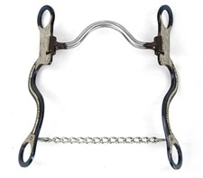 Morsure Western Entière À Pont Avec Inscriptions En Cuivre