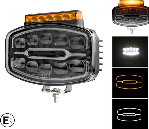 Phare longue portée led - portée,