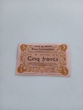 Bons Communaux 5 Frs Carvin