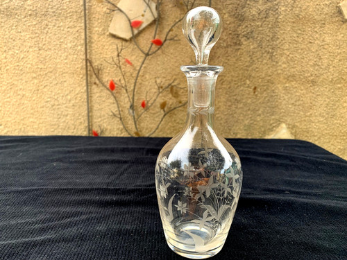 Ancienne carafe cristal de - ancienne, en