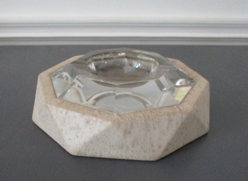 Cendrier vintage cristal val - vintage,