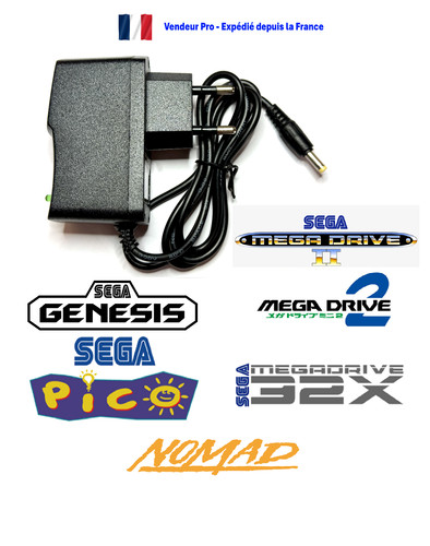Adaptateur secteur sega - adaptateur,