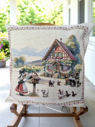 Housse coussin maison - de,