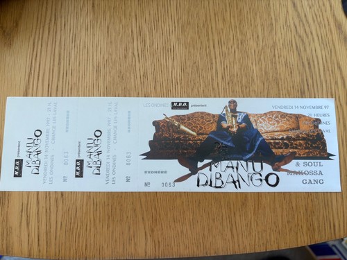 Billet ticket place concert - billet,