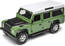 BURAGO - Voiture 4x4 LAND ROVER Defender 110 de couleur vert - 1/32 - BUR18-4...