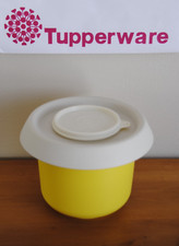 👑TUPPERWARE Bol Batteur Melangeur 1,5 L Jaune Chantilly Blanc Neige Ancien