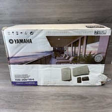 Yamaha NS-AW194 High Performance Outdoor Speakers - Pair (White) New Open Box