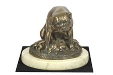 Rottweiler I Statuette Sur Un