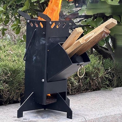 Poêle bois camping en - poêle, de