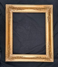 Ancien cadre en bois doré de style Louis XVI - comme neuf