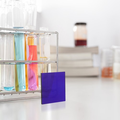 Chimie cobalt verre feuille - verre, de