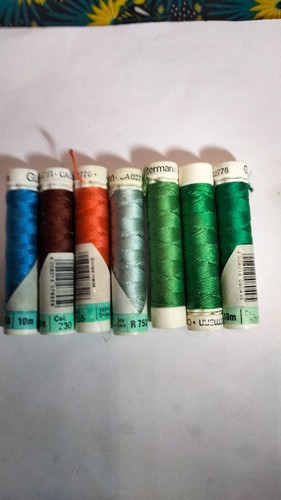 Mercerie ancienne 7 bobines - ancienne,